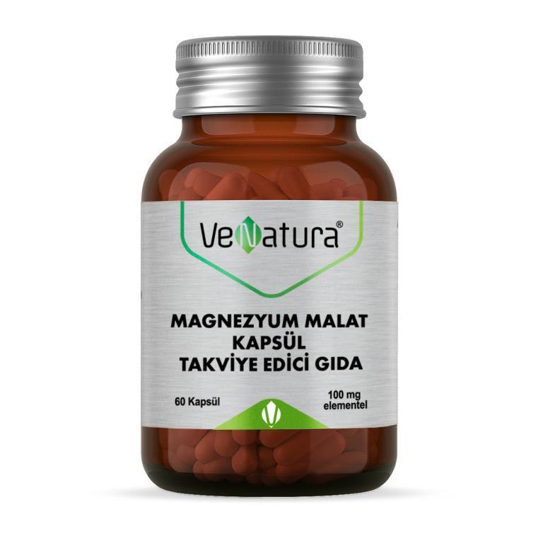 VeNatura Magnesium Malate 100 mg - 60 Capsules