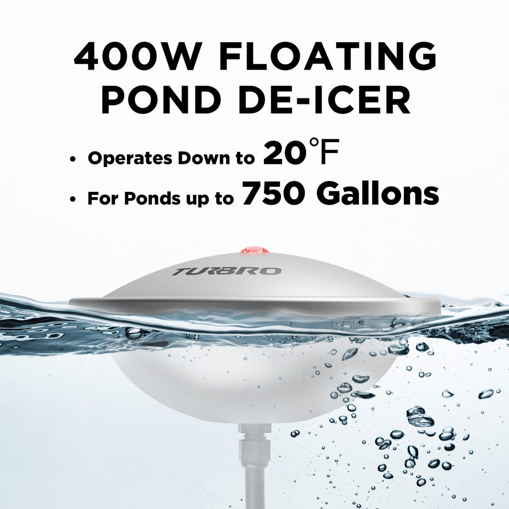 (Open Box) Neighborhood PD400A Pond Deicer – TURBRO, view 3