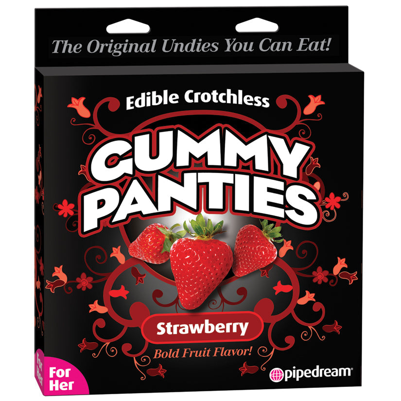 Love Spark Cove | Intimate Apparel, Pleasure Shop & Free Shipping Edible Crotchless Gummy Panties For Her-Strawberry — main p