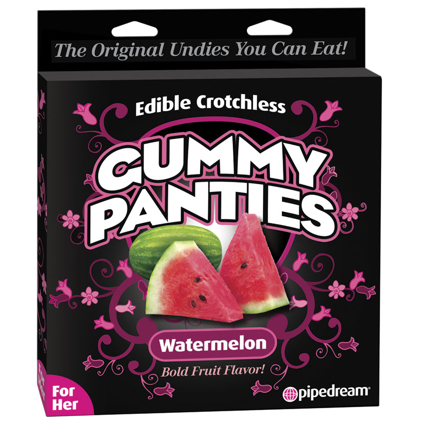 Love Spark Cove | Intimate Apparel, Pleasure Shop & Free Shipping Edible Crotchless Gummy Panties For Her-Watermelon — main p