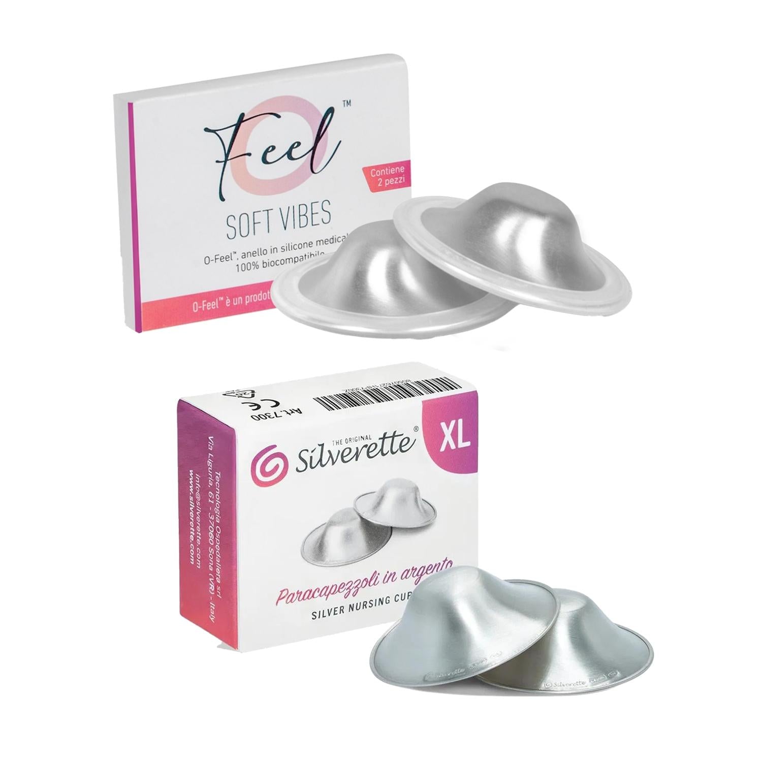 Silverette XL Nipple Shields and Breastfeeding Accessories - Comfort and Protection for Nursing Mothers