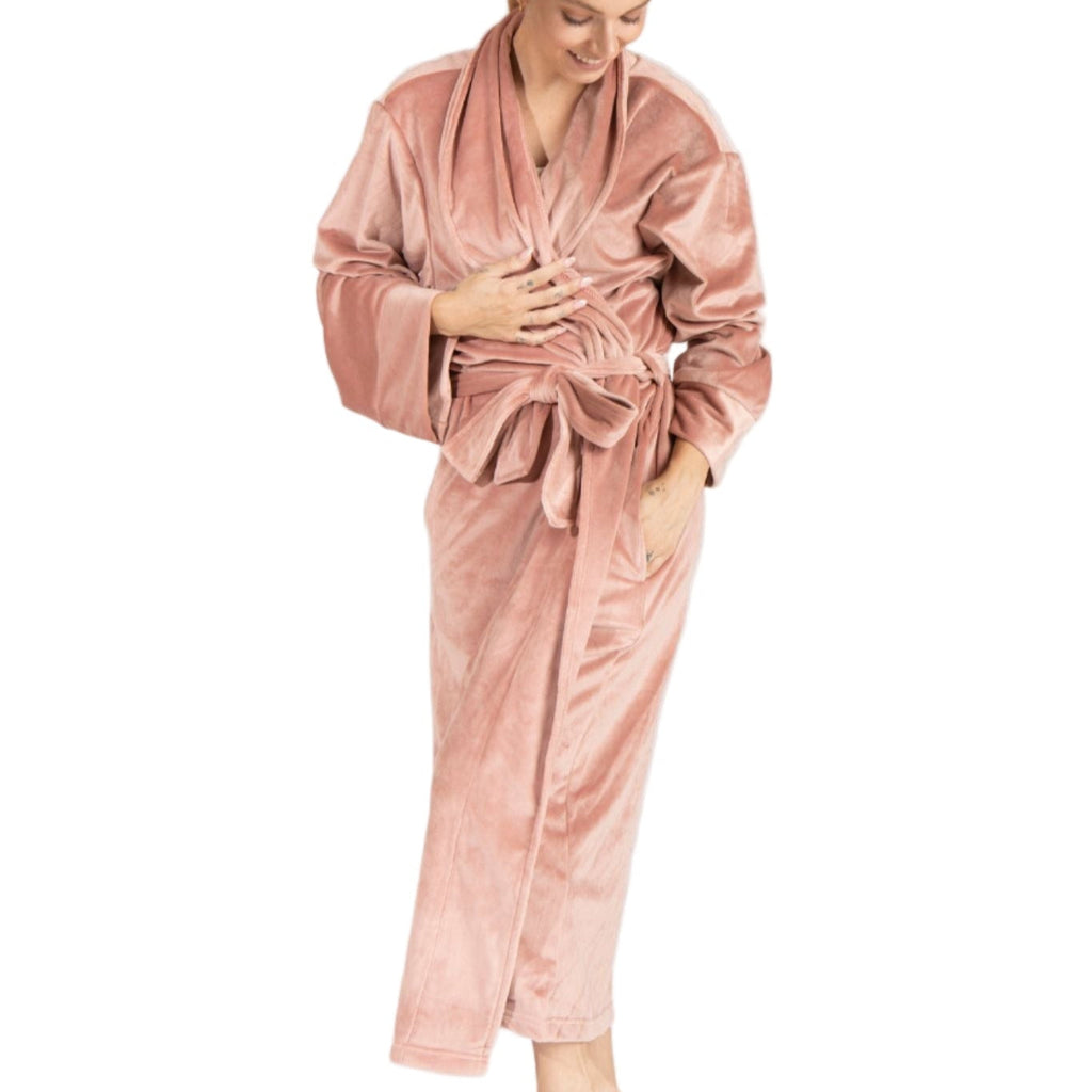 Plush Velour Women's Robe – Pure Fiber, view 15