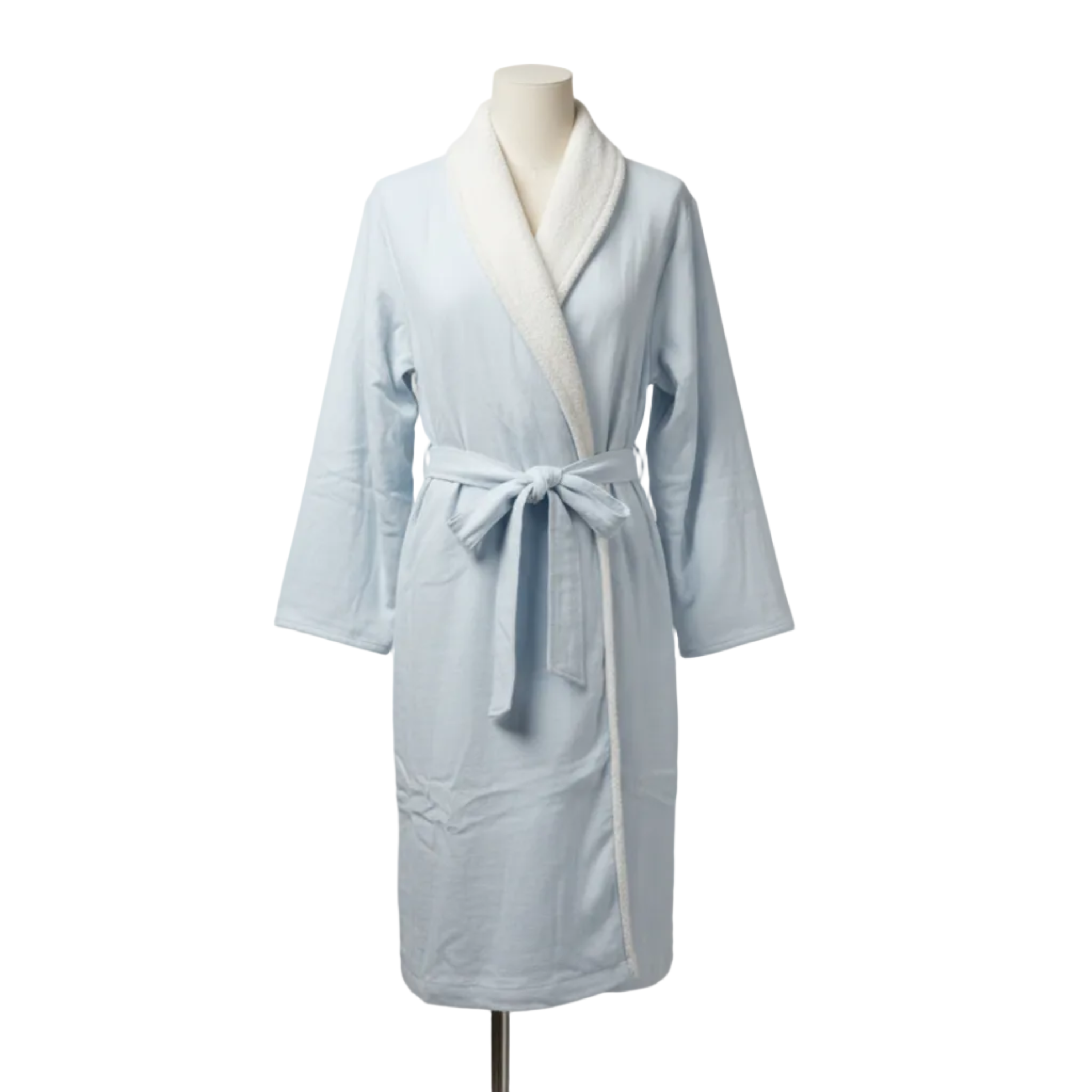 Soluna – Double-Side Muslin/Terry Shawl Robe – Pure Fiber, view 6