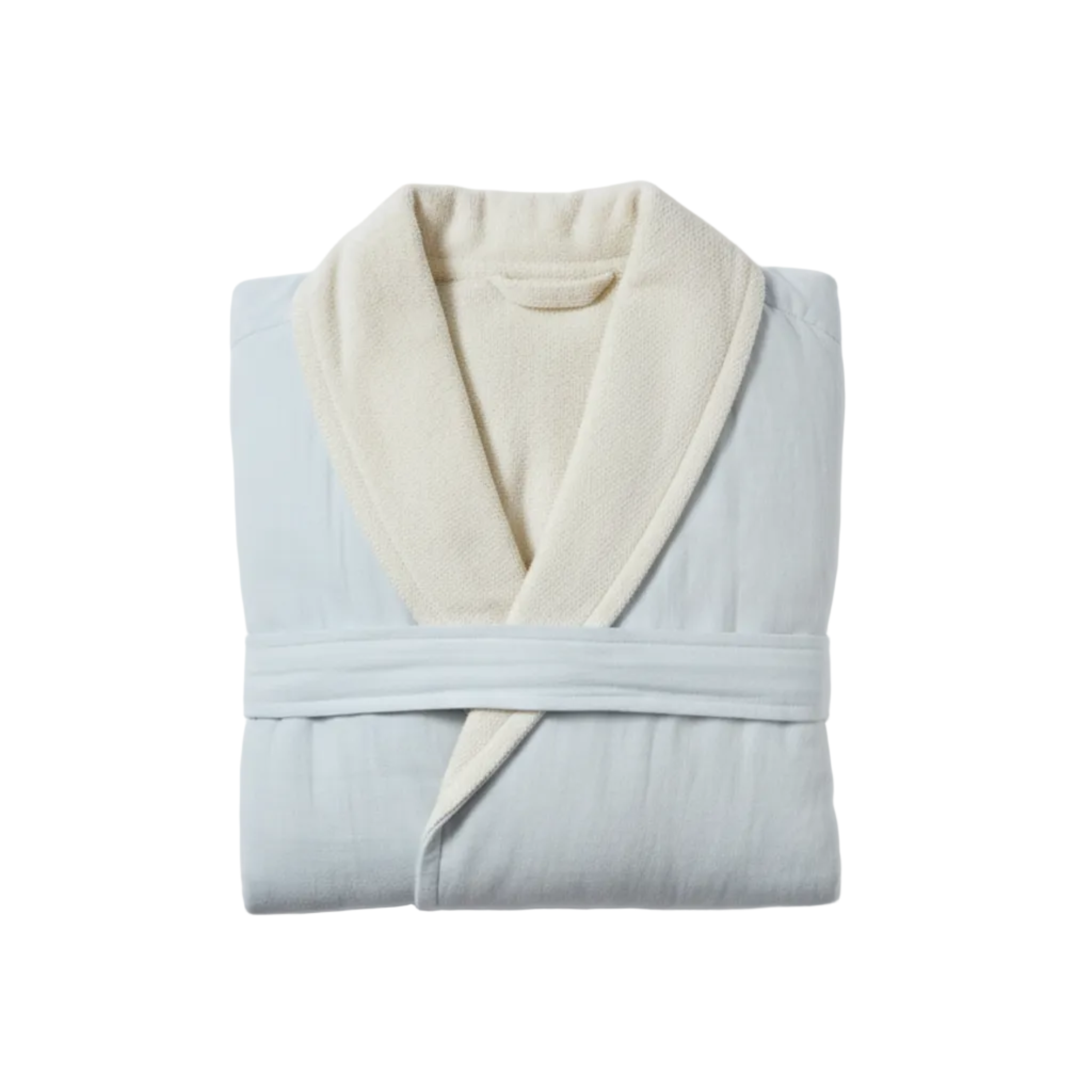 Soluna – Double-Side Muslin/Terry Shawl Robe – Pure Fiber, view 5