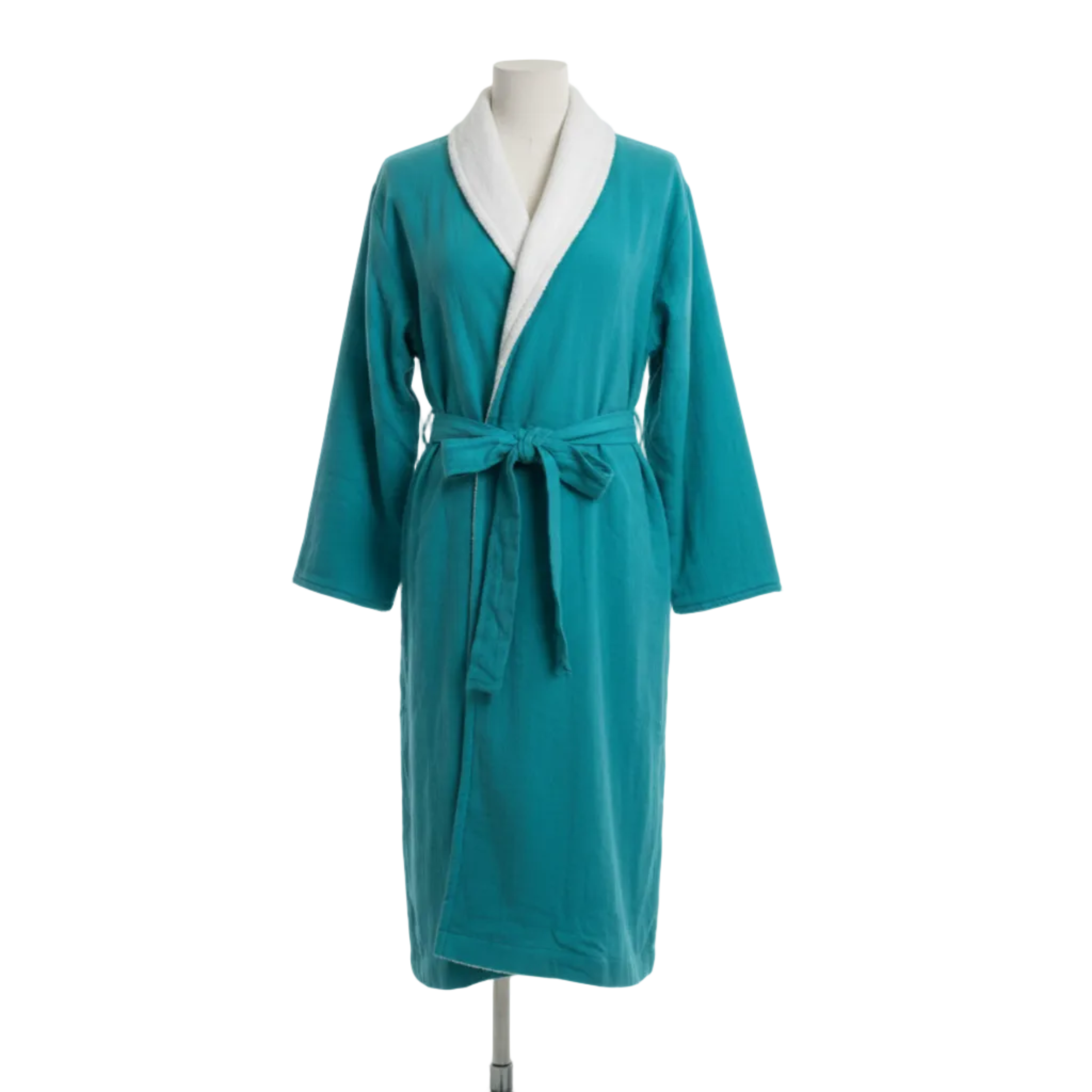 Soluna – Double-Side Muslin/Terry Shawl Robe – Pure Fiber, view 9
