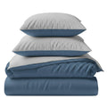 Two-Tone Bamboo Duvet Cover + 2 Shams Set – Pure Fiber, view 7