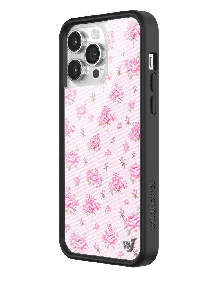 Wildflower Cases Forget Me Not Floral | Pink iPhone Case — fabric or material detail