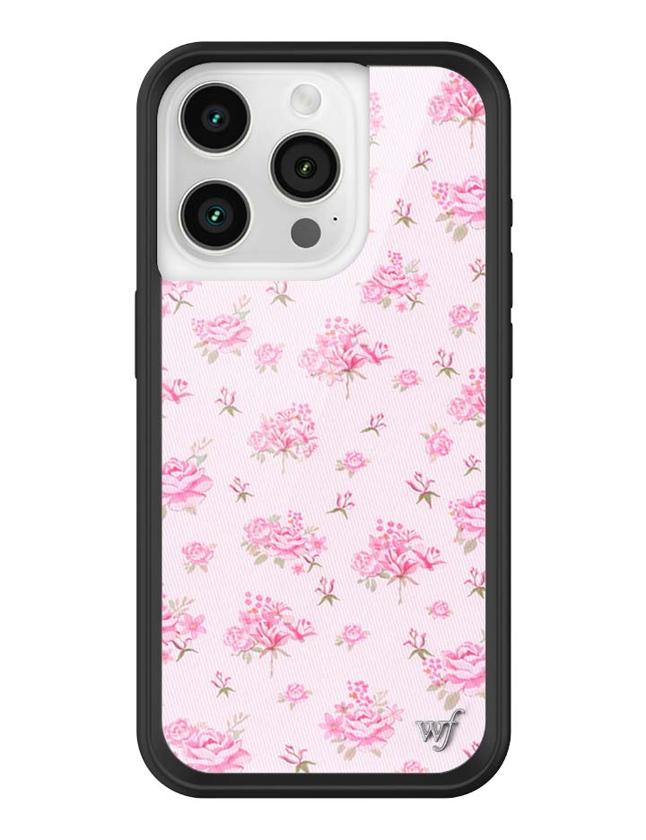 Wildflower Cases Forget Me Not Floral | Pink iPhone Case — in-use photo