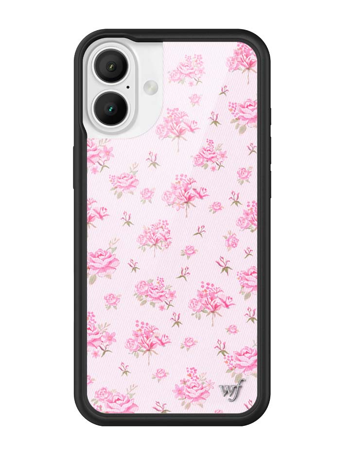 Wildflower Cases Forget Me Not Floral | Pink iPhone Case — fabric or material detail