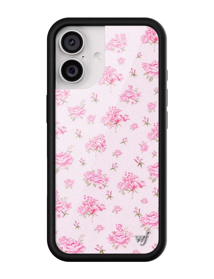 Wildflower Cases Forget Me Not Floral | Pink iPhone Case — in-use photo