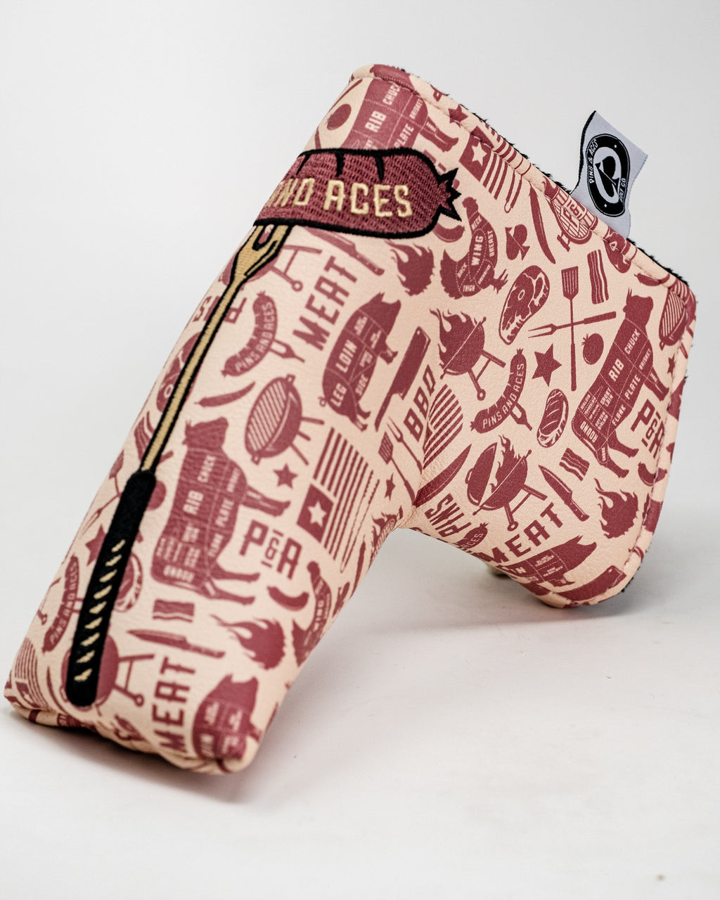 BBQ Links Blade Putter Cover – Pins and Aces, view 3