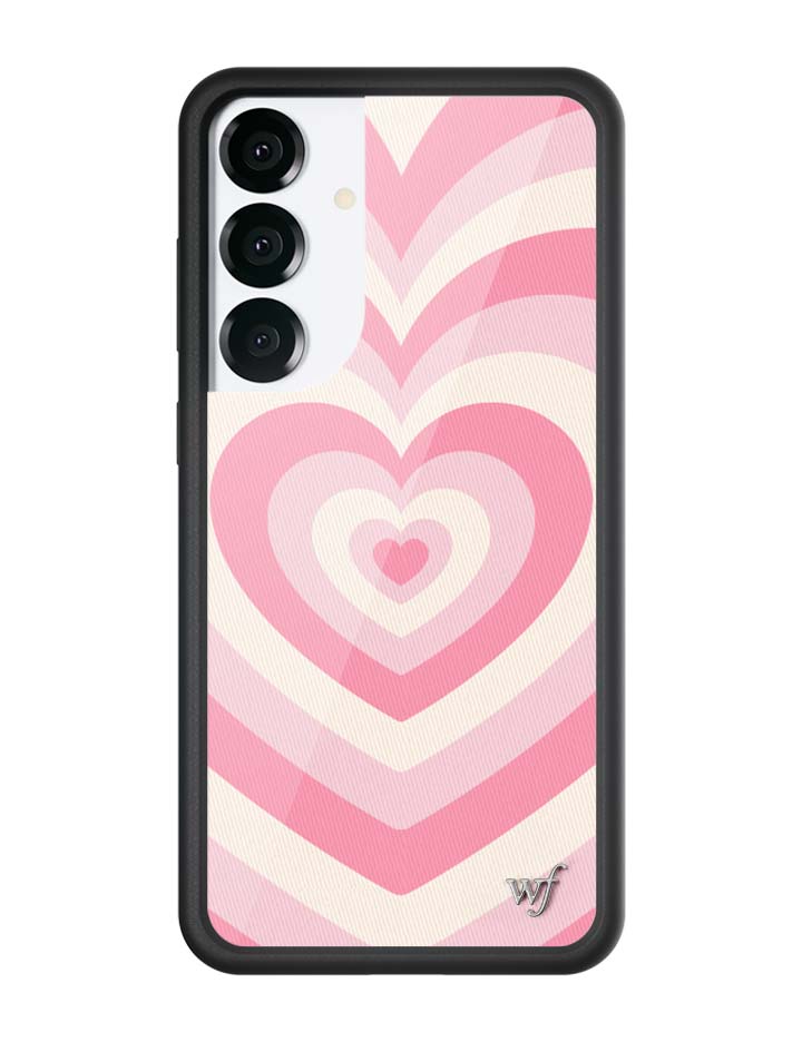 Wildflower Cases Latte Love | Rose Samsung Galaxy Case — back view