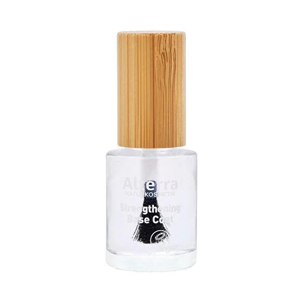 Alterra Organic Nail Strengthening Base Coat: Natural Nail Polish Protection with Goji Berry & Vitamin E for Breakage Prevention