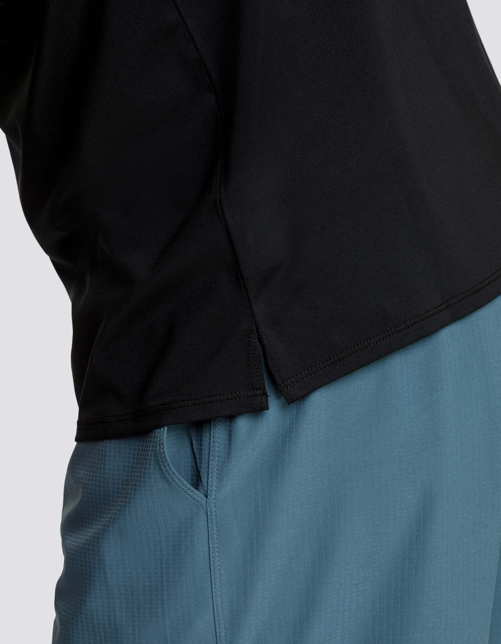 BEN SHORT SLEEVE TOP - ONYX BLACK