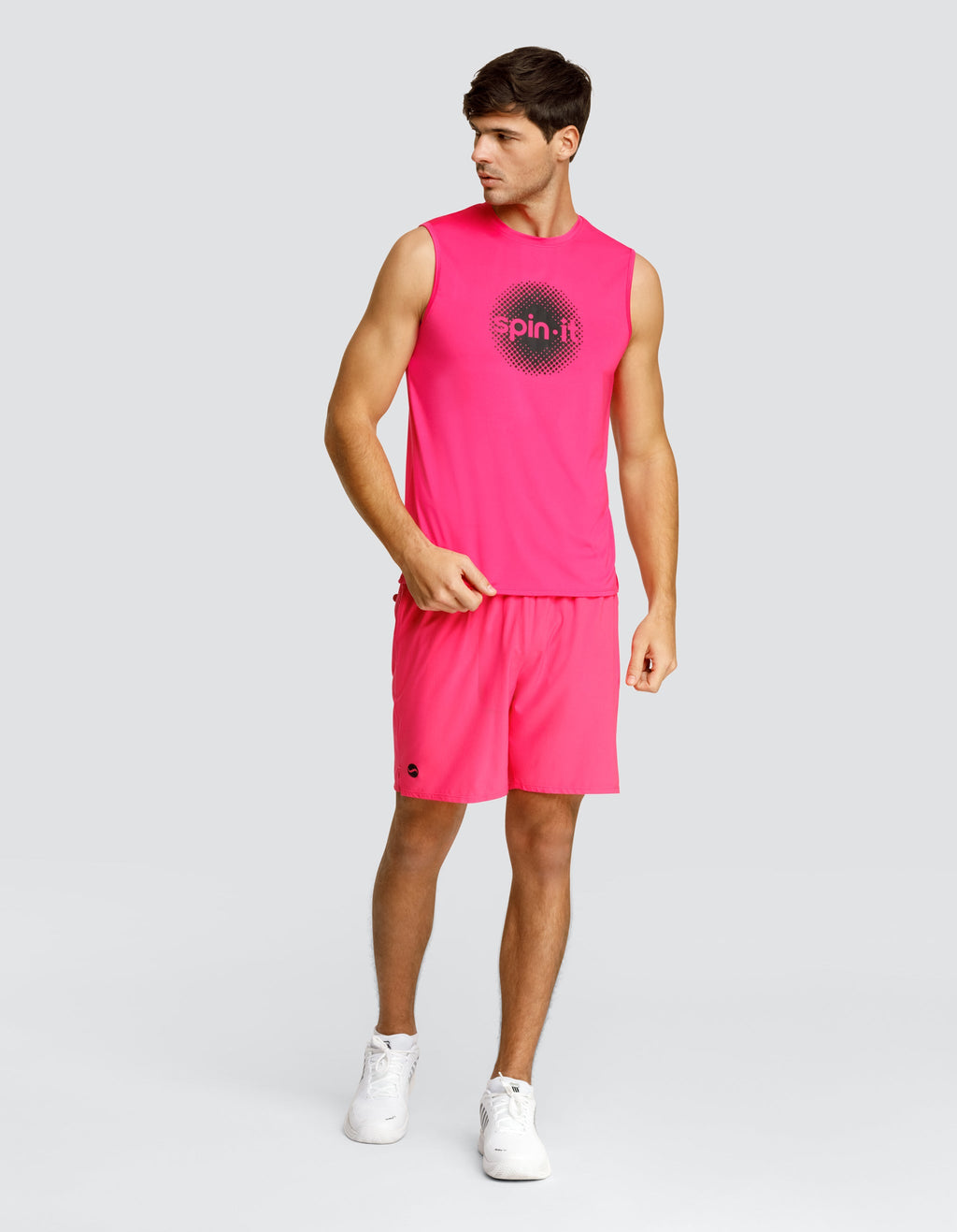 JOSH MUSCLE TANK - VIVID PINK