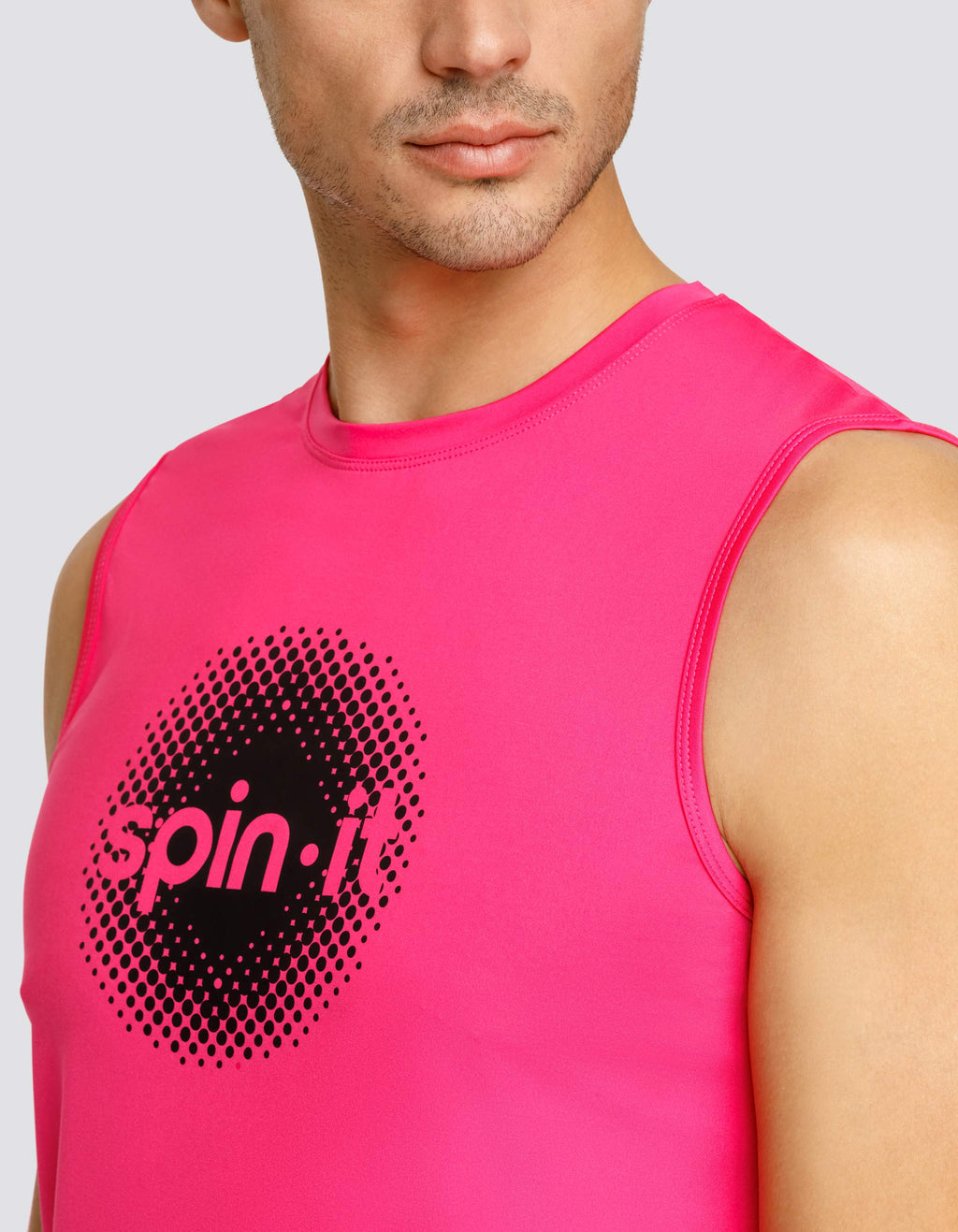 JOSH MUSCLE TANK - VIVID PINK