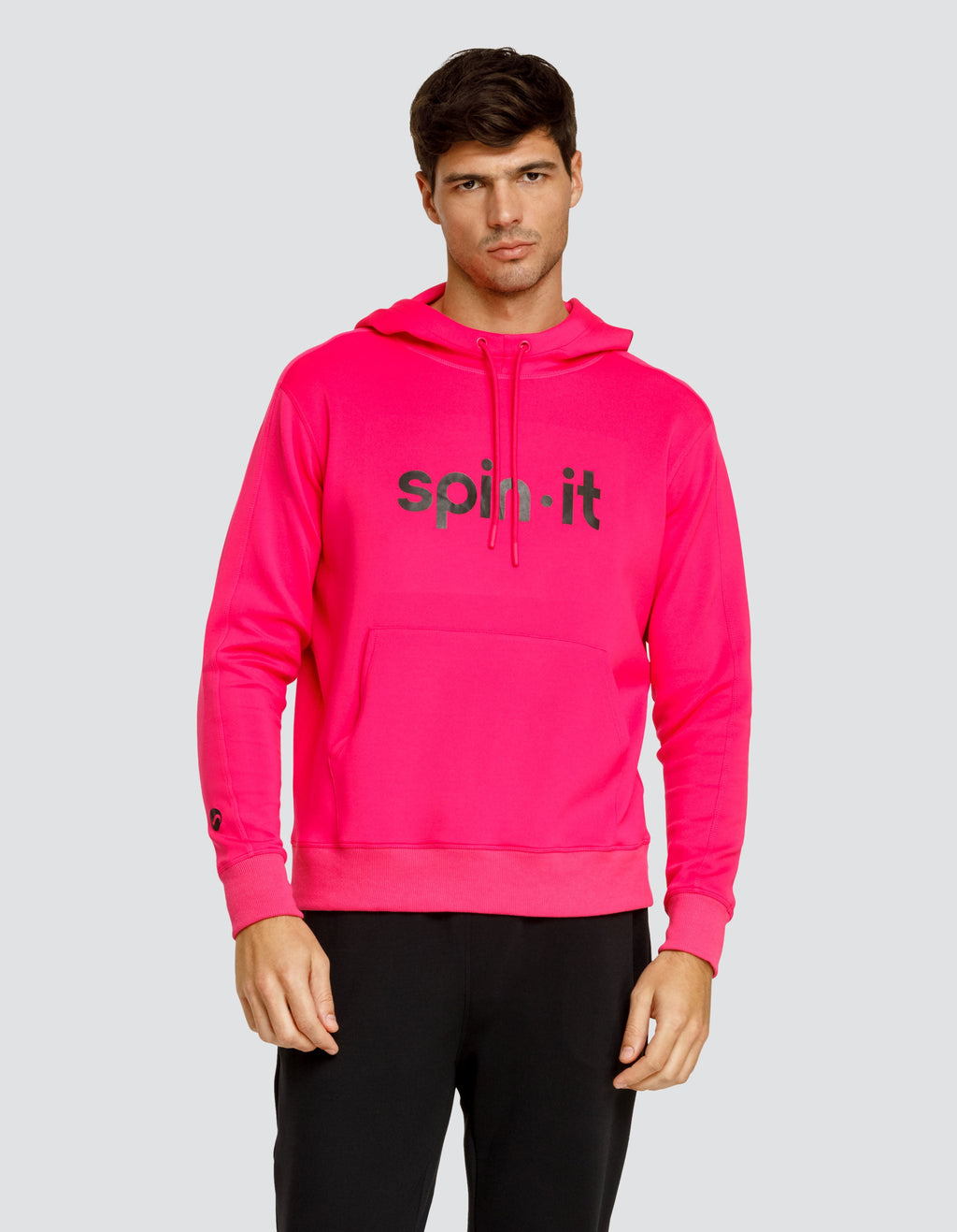 VADER LOGO SWEATSHIRT WITH HOOD - VIVID PINK