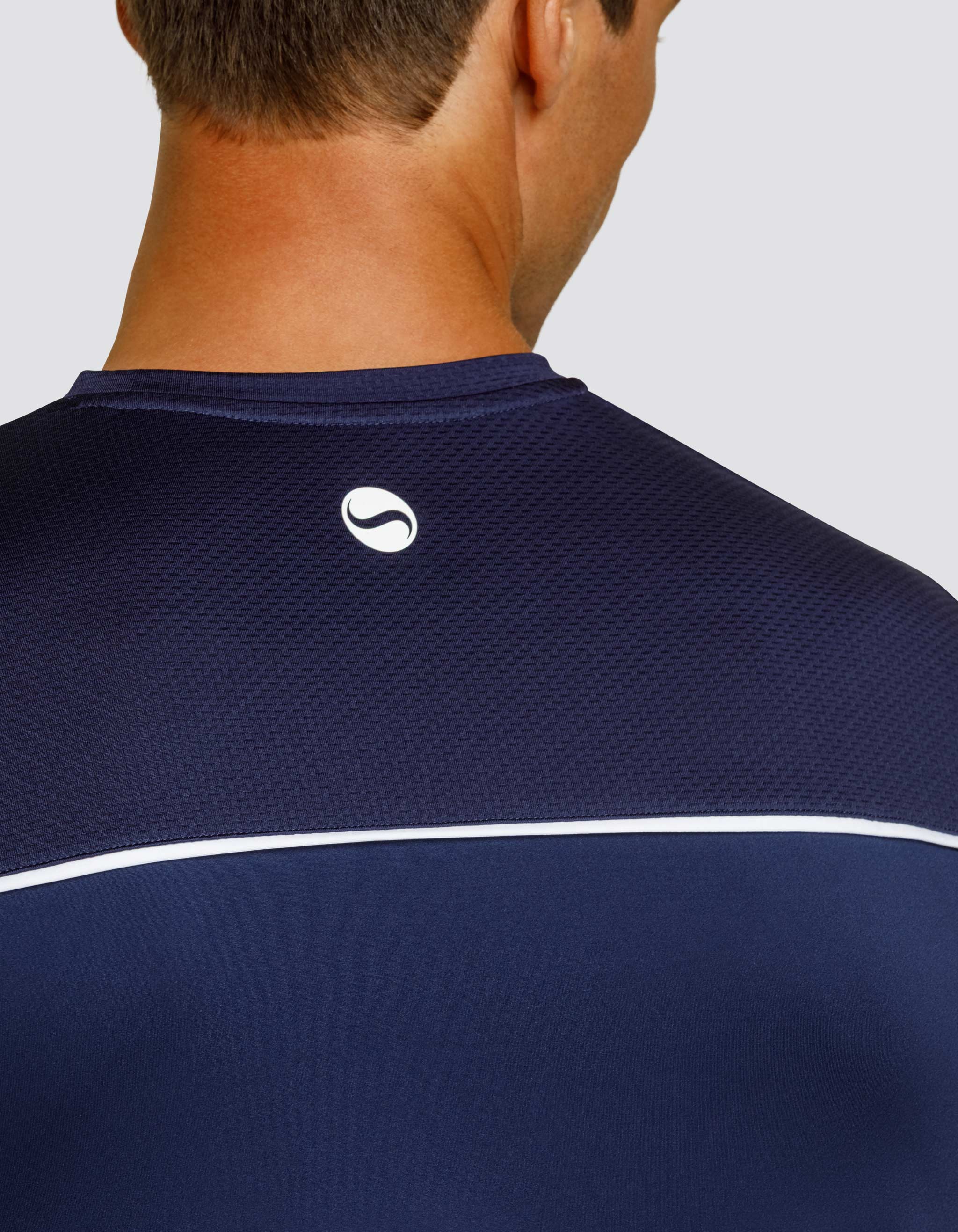 LIONEL SHORT SLEEVE TOP - NAVY BLUE