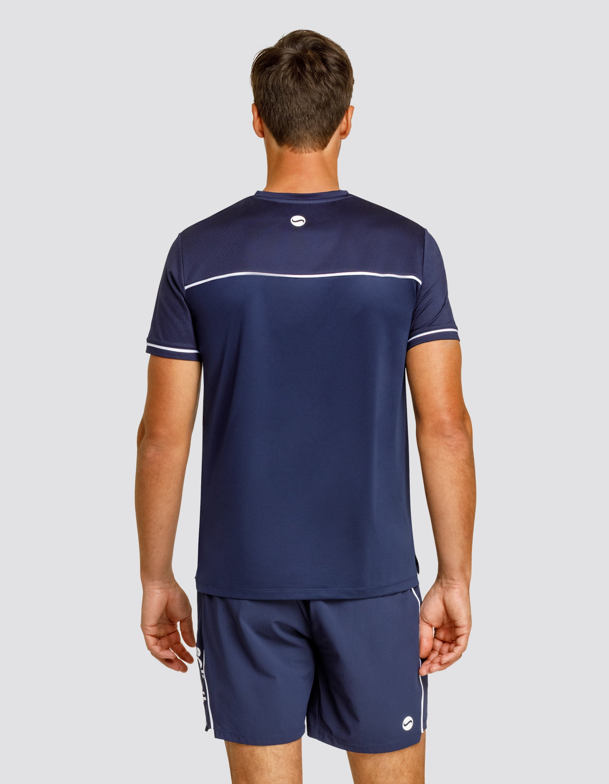 LIONEL SHORT SLEEVE TOP - NAVY BLUE