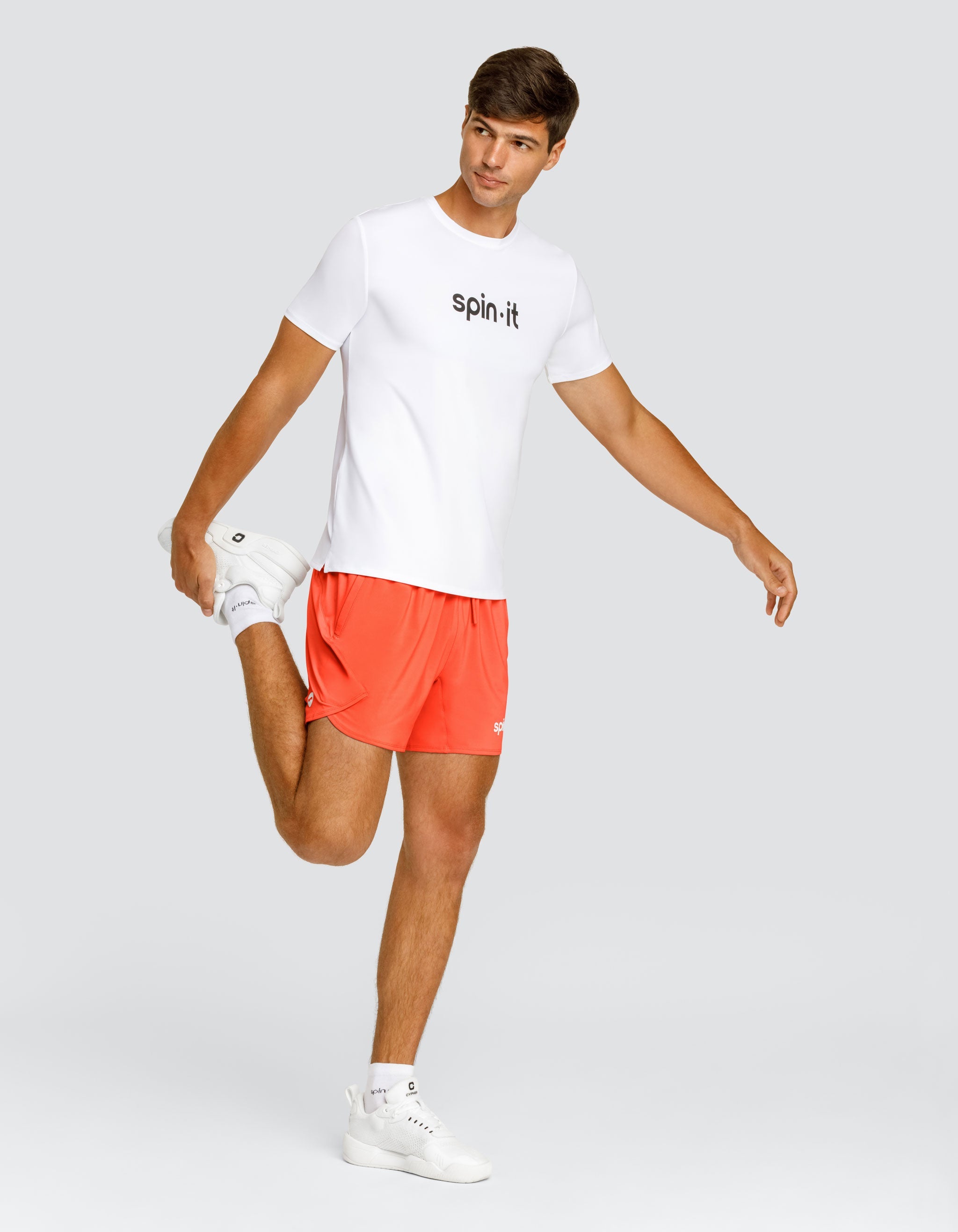 THIERRY 6" SHORT - HOT CORAL