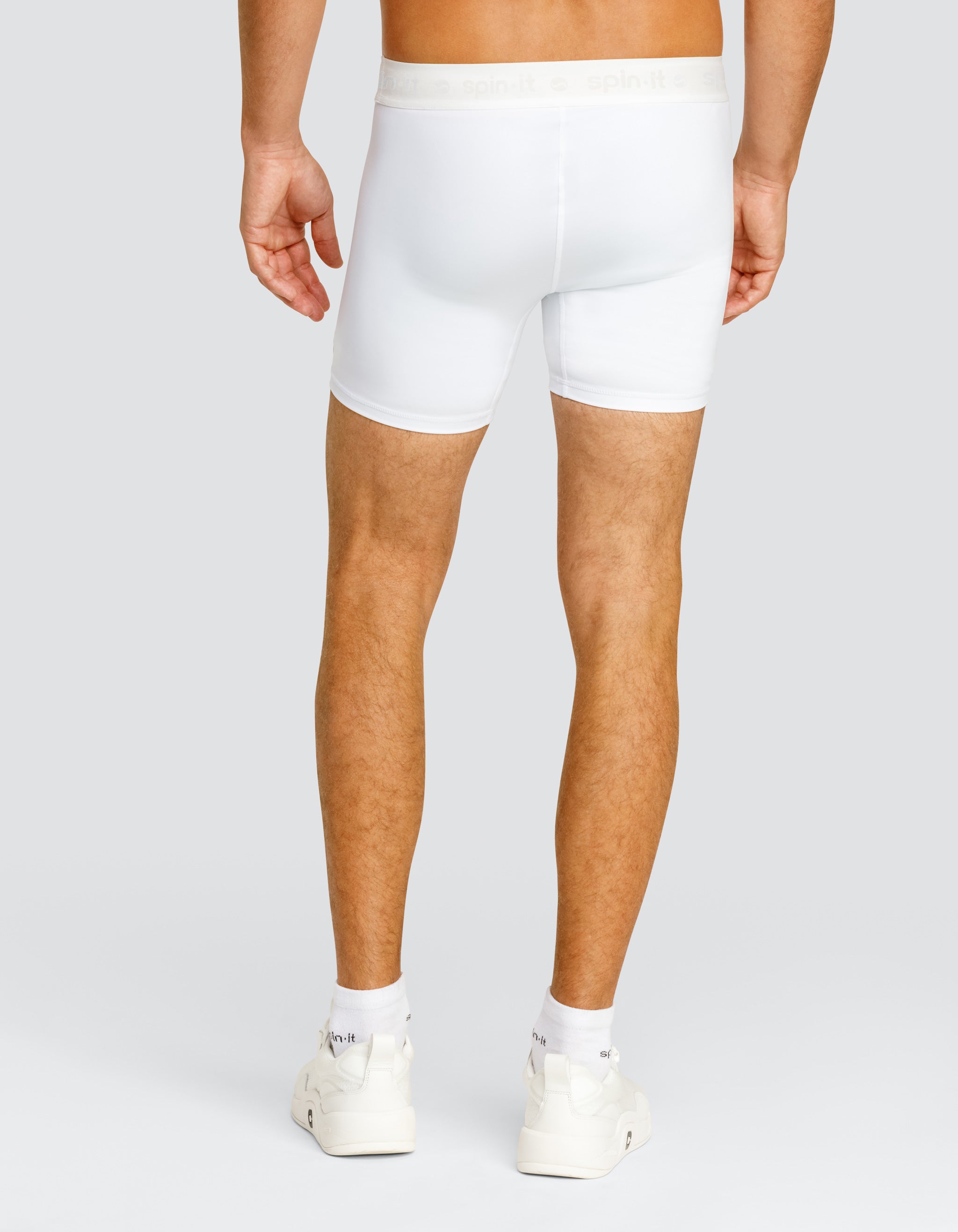 KYLIAN 6" BASE LAYER SHORTS - CHALK WHITE