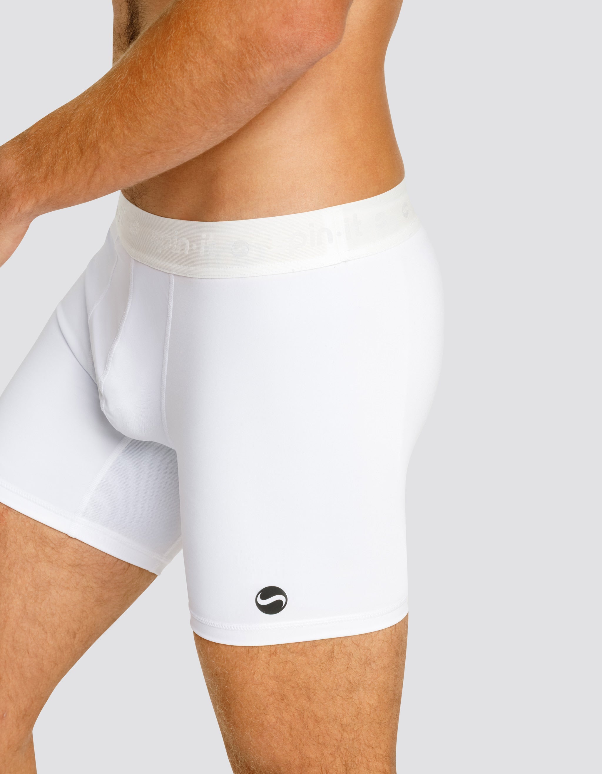 KYLIAN 6" BASE LAYER SHORTS - CHALK WHITE