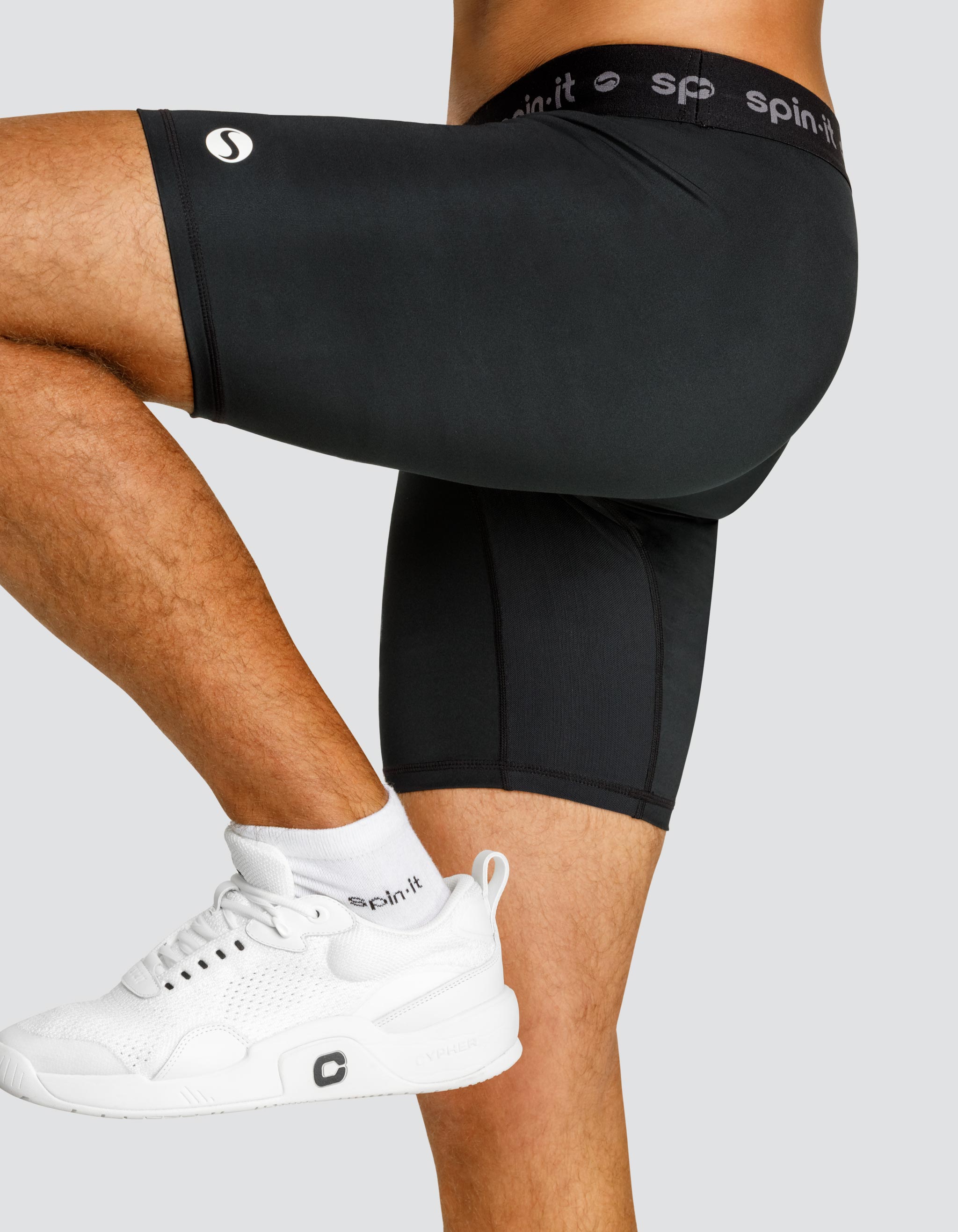 KYLIAN 6" BASE LAYER SHORTS - ONYX BLACK