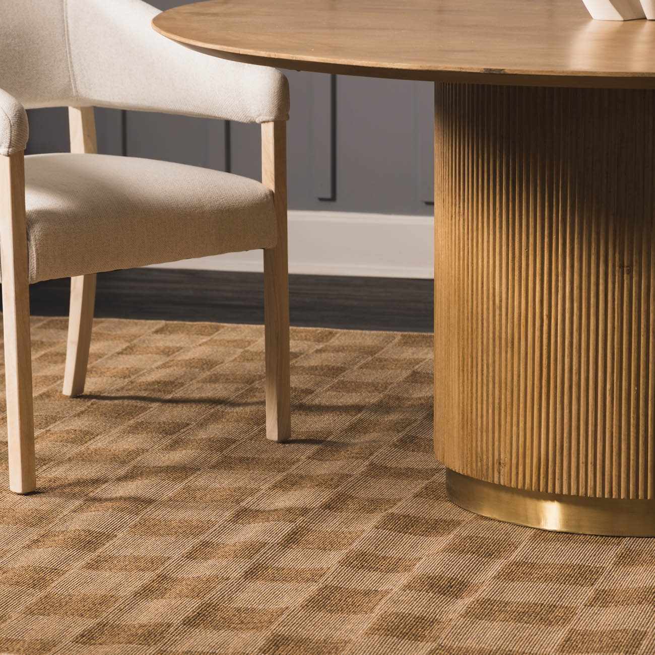 Kuval Checkered Brown Outdoor Rug – Boutique Rugs, view 12