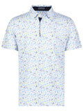 White Water Life Links Print Polo — main product shot