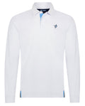 White Water Life Coast Long Sleeve Polo — main product shot