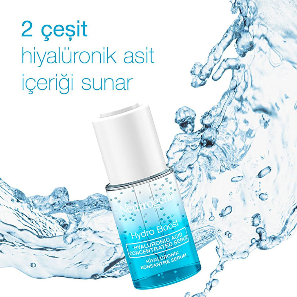 Neutrogena Hydro Boost Hyaluronic Acid Serum: Intense Hydration, Plumps Skin, Fragrance-Free - Sensitive & Dry Skin Treatment