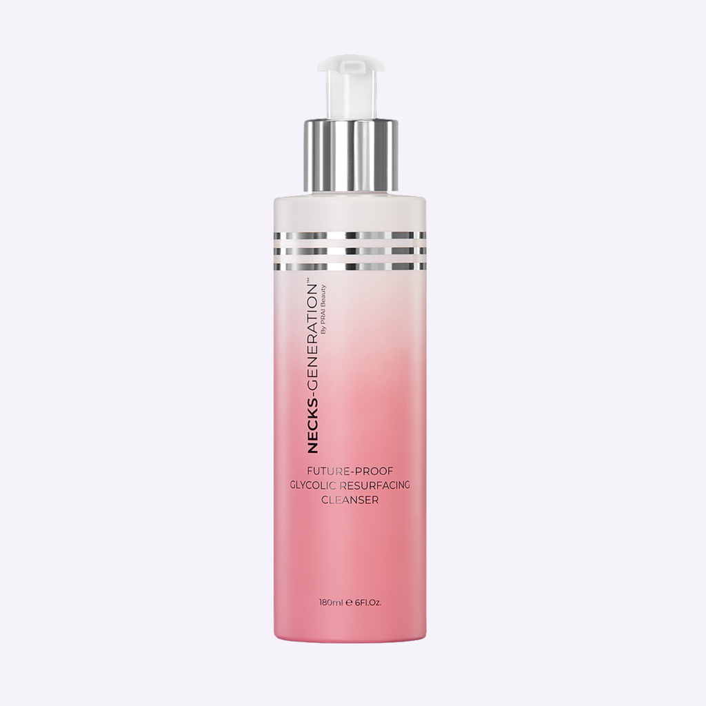PRAI Beauty Necks-Generation Future-Proof Glycolic Resurfacing Cleanser — main product shot