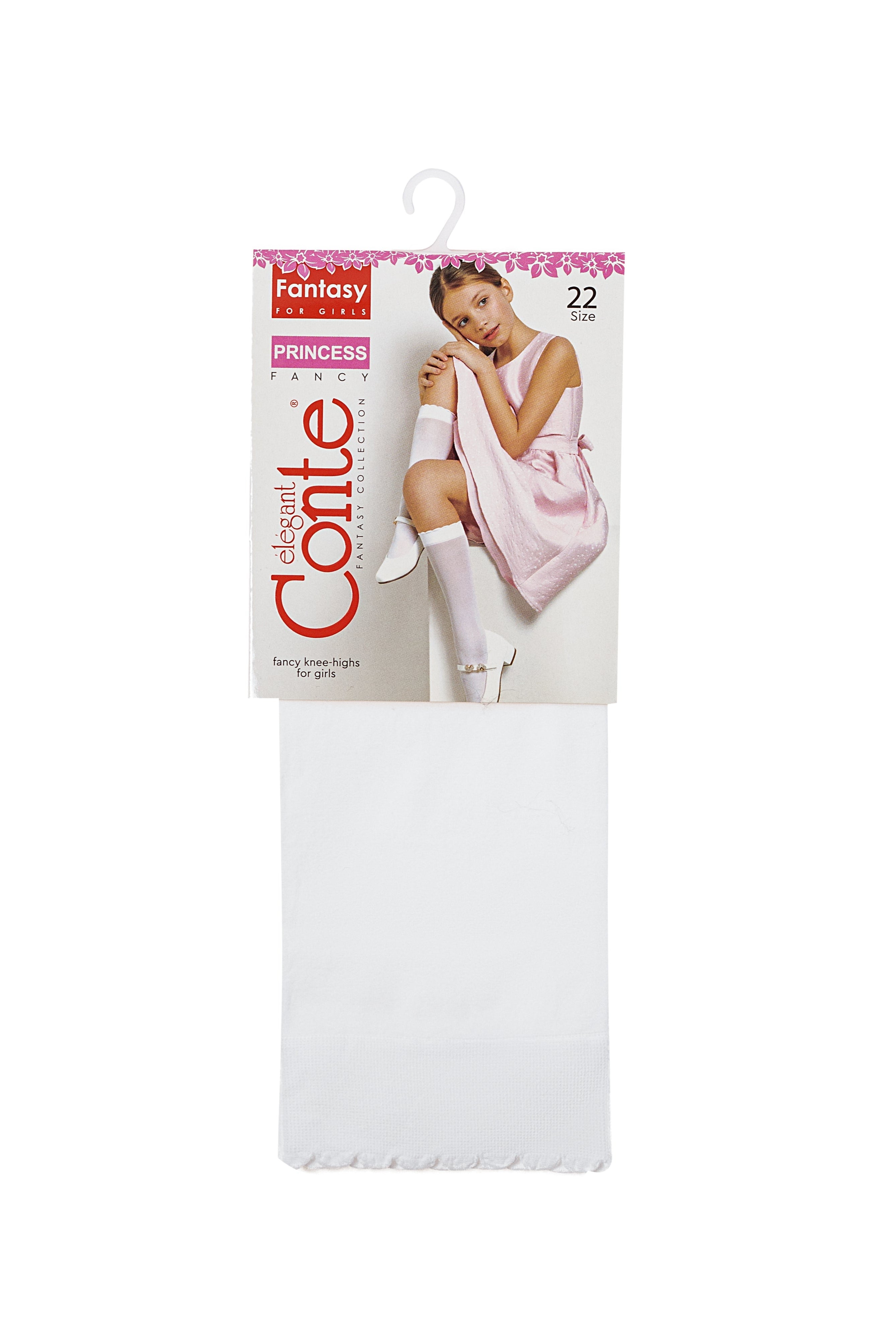 TheRanok.com Conte Knee-High Socks for girls - Princess 40 Den — side view