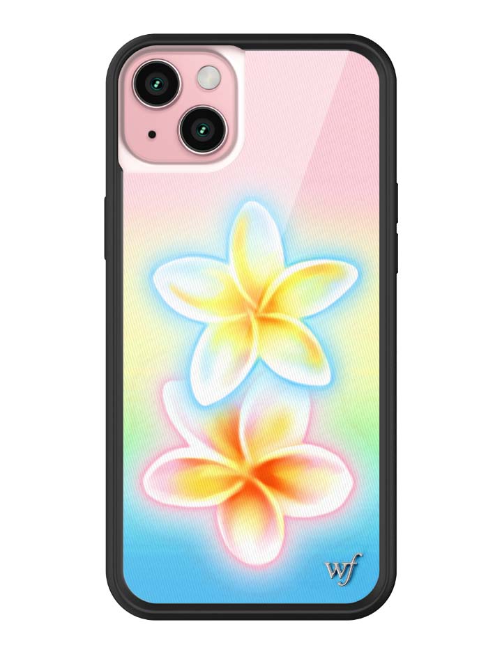 Pastel Plumeria iPhone Case