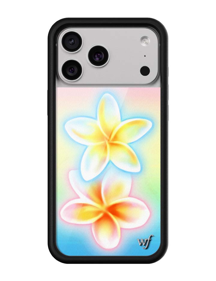 Pastel Plumeria iPhone Case