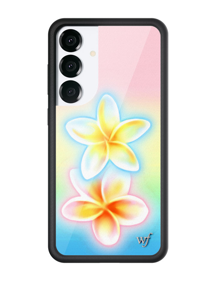 Wildflower Cases Pastel Plumeria Samsung Galaxy Case — back view