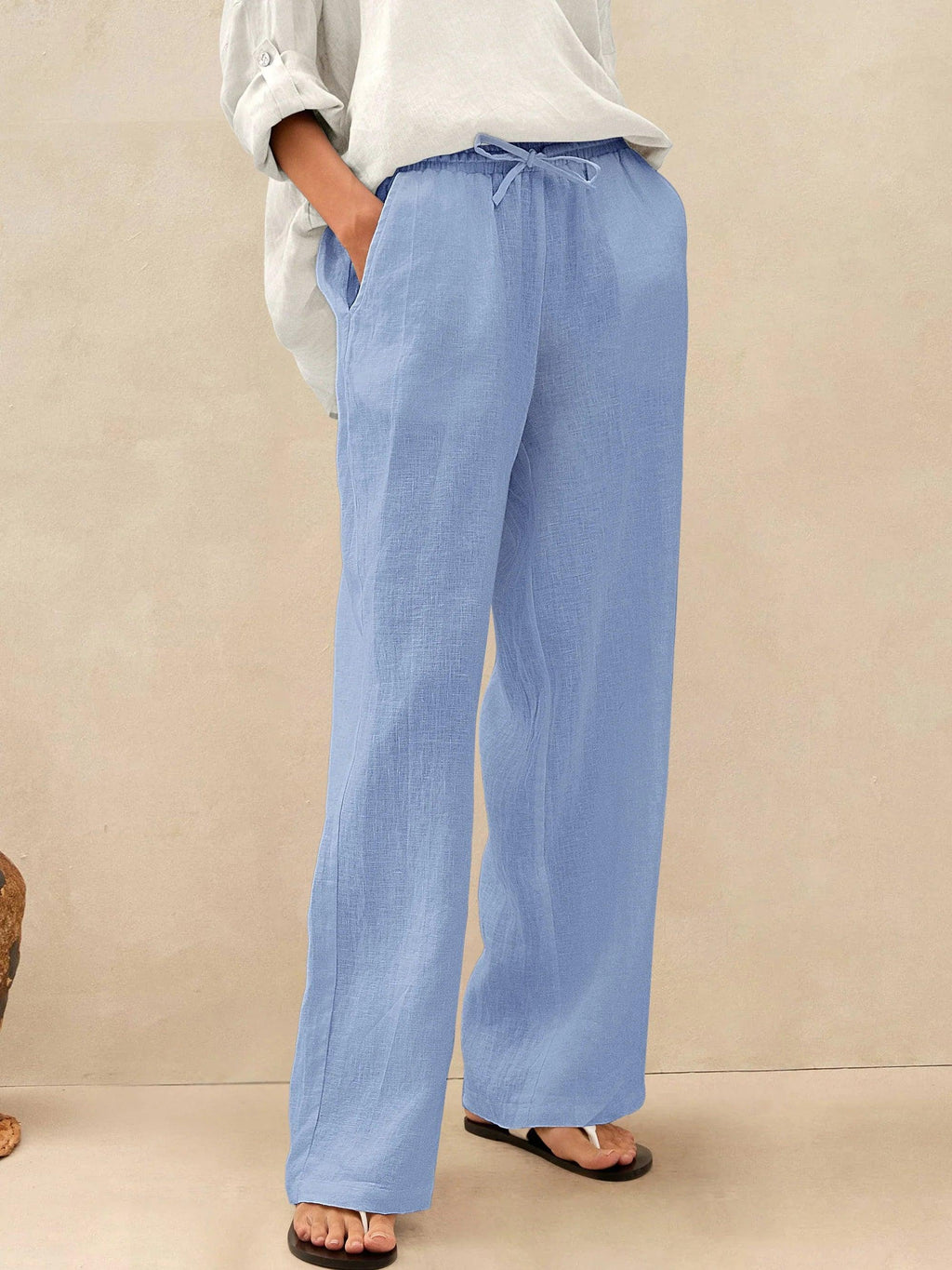 LINTICO 100% Linen Classic Pants LYON — size reference