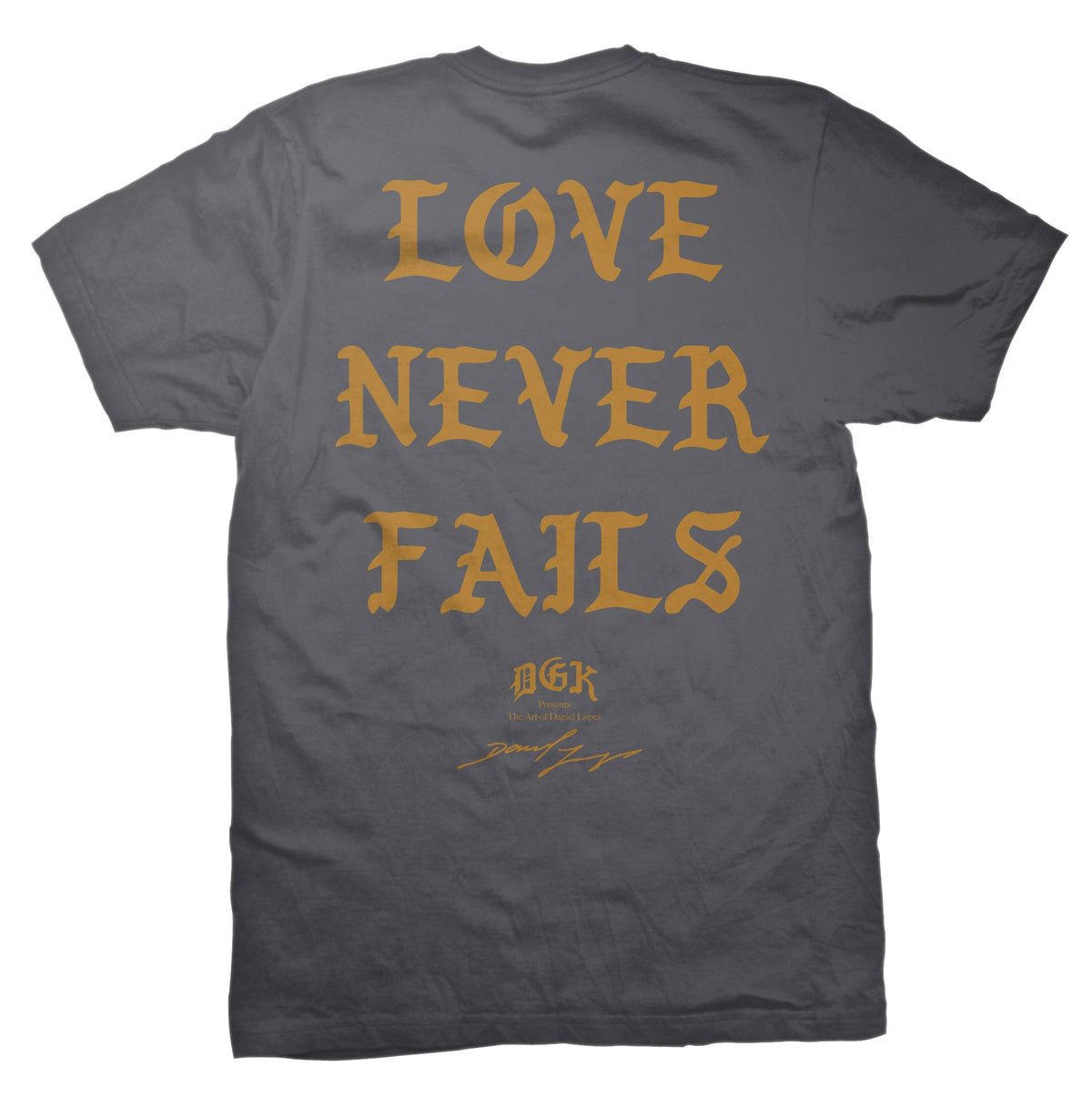 DGK No Llores T-Shirt - Charcoal