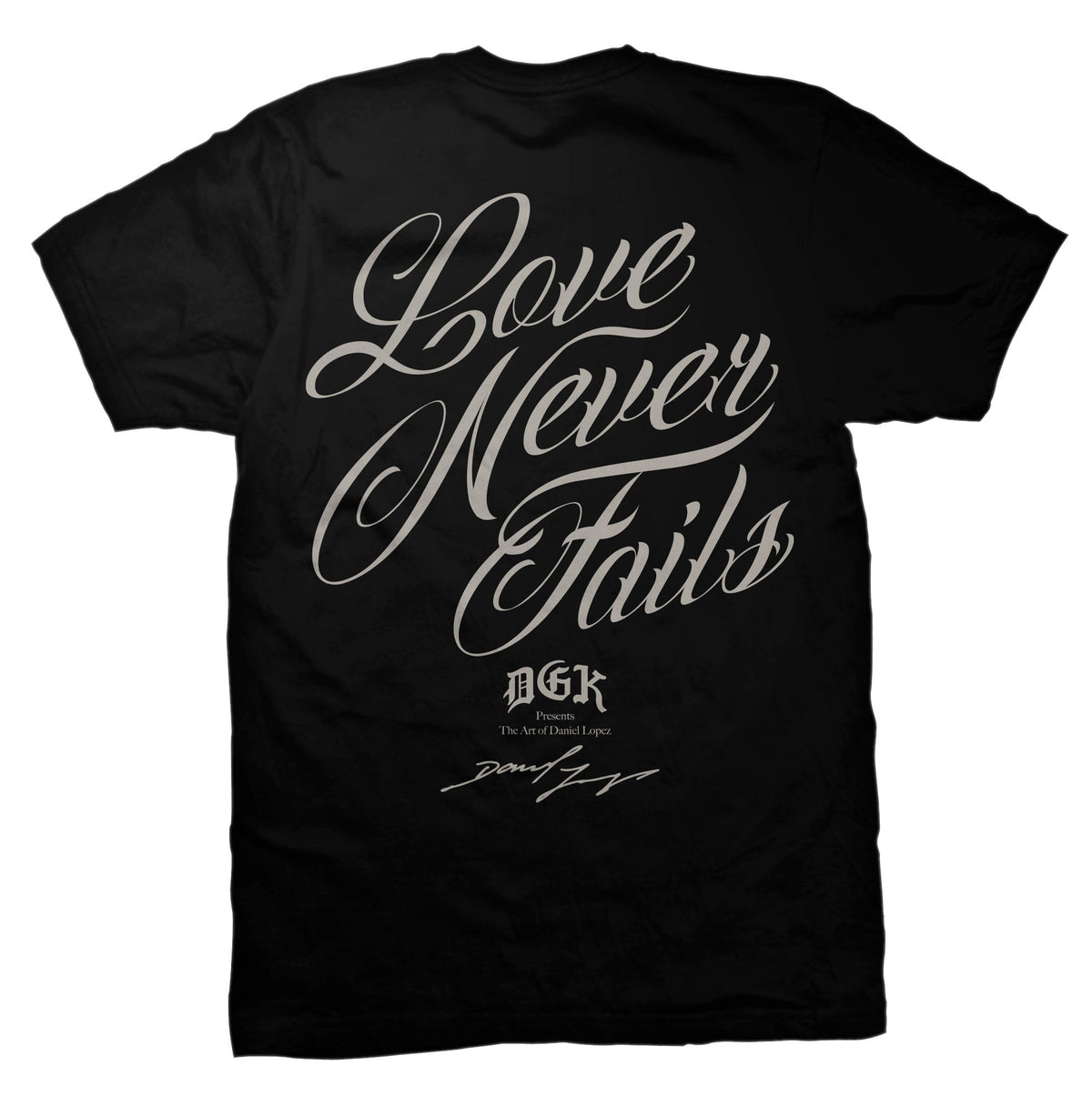 DGK No Love for the Clown T-Shirt - Black, detail view