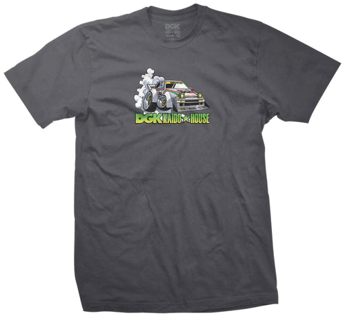 DGK x Kaido House Wide Open T-Shirt - Charcoal
