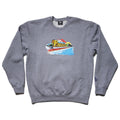 Lakai Push Crewneck Sweatshirt - Heather Grey by Skates USA