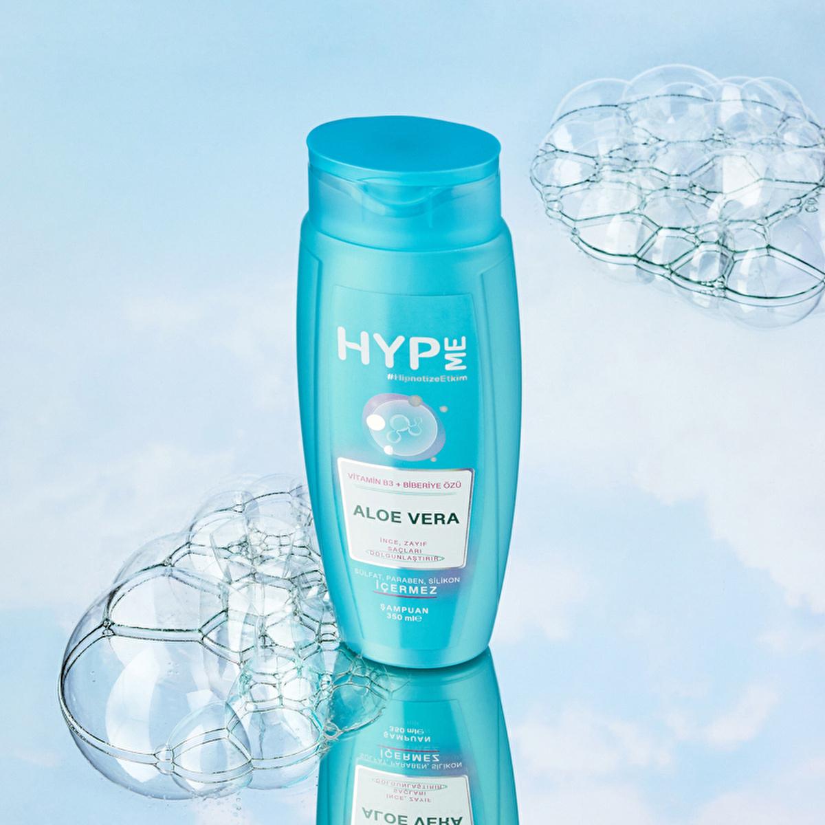 Hyp Me Sulfate-Free Volumizing Shampoo with Aloe Vera - 11.83 fl oz, Paraben & Silicone-Free, Gentle on Hair & Scalp