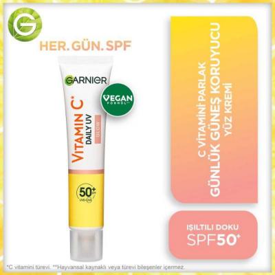 Garnier Vitamin C Sunscreen Glow Cream - SPF50+ | 40 ml