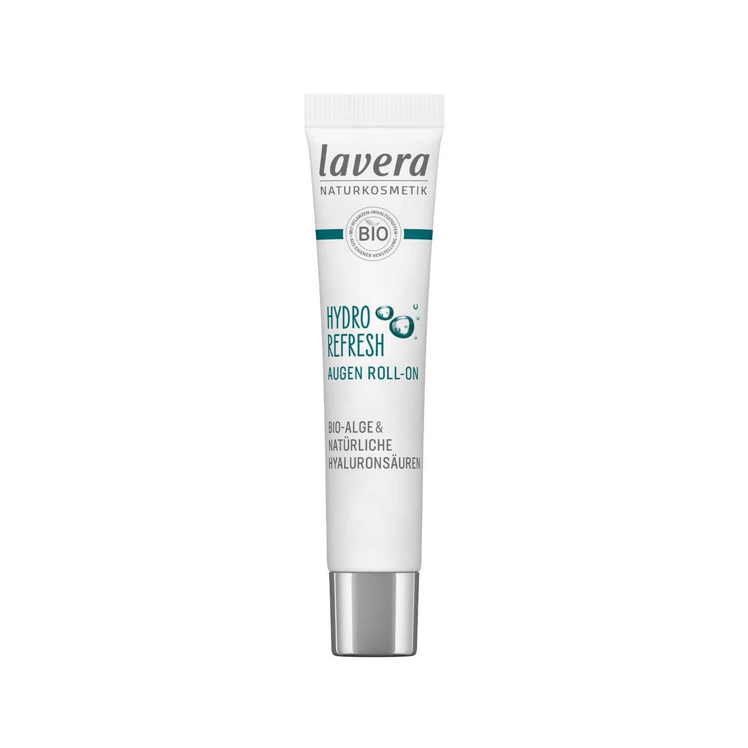 Lavera Hydro Refresh Eye Roll-On 15 ml - Natural Eye Care for Dark Circles & Puffiness