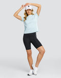 BASELINE RAGLAN SHORT SLEEVE TOP - BLUE GLOW