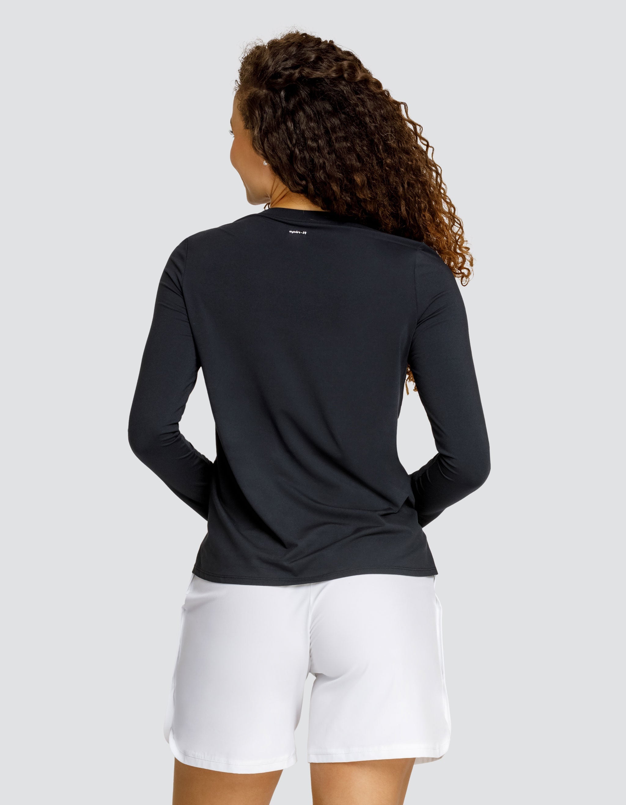 FRIDAY LONG SLEEVE TOP - ONYX BLACK