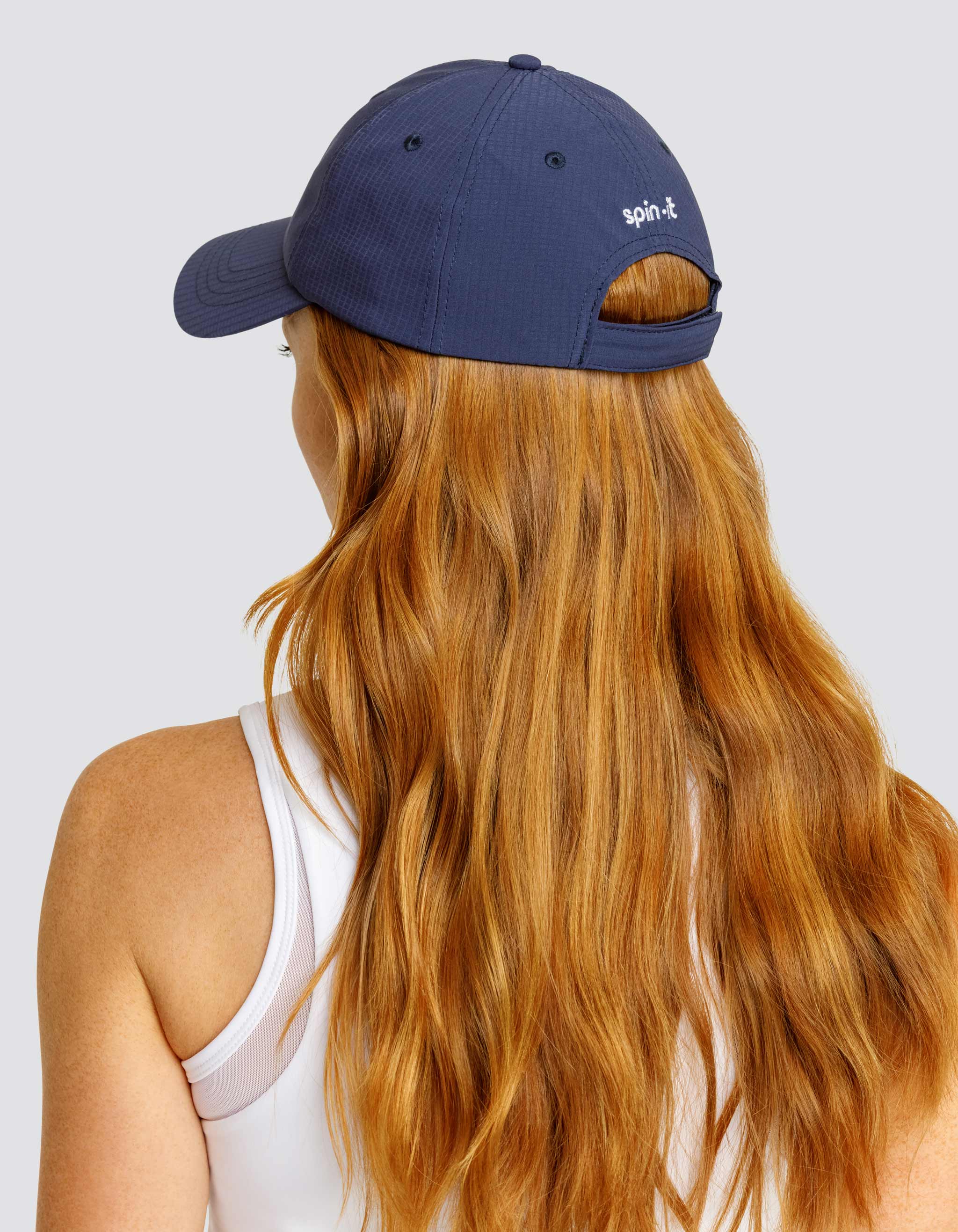 QUEENE CAP - NAVY BLUE CHALK LOGO