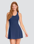 Meghan 32" Dress - Navy Blue
