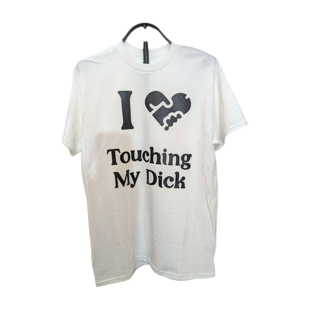 Hustle City Clothing I ♥ Touching My Dick Graphic T-Shirt — packaging