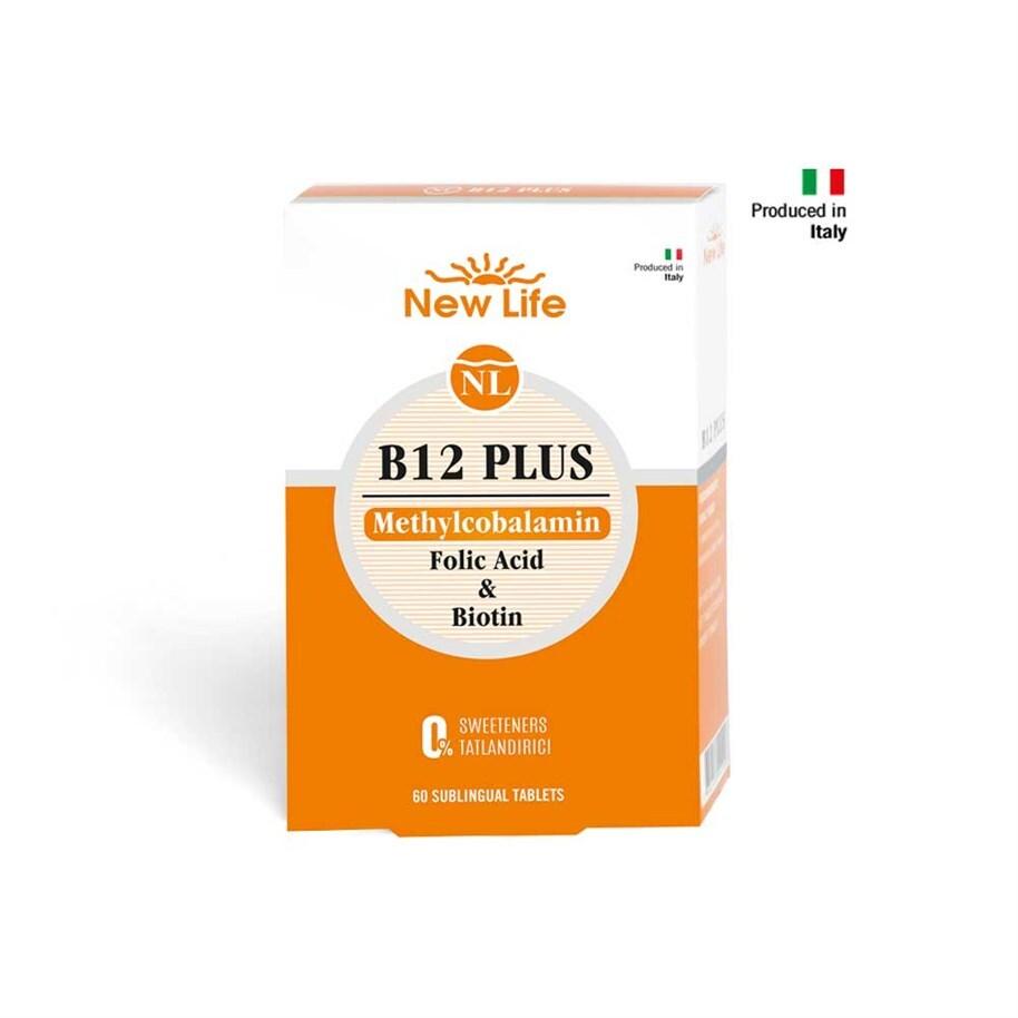 New Life B12 Plus - Methyl B12 Supplement | 60 Tablets